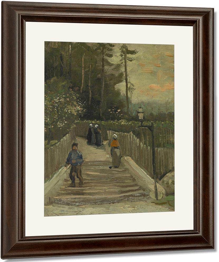 Path In Montmartre By Vincent Van Gogh Fine Art Print