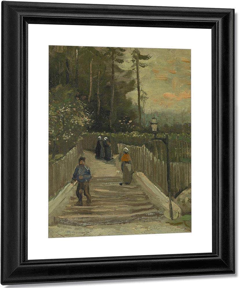 Path In Montmartre By Vincent Van Gogh Fine Art Print