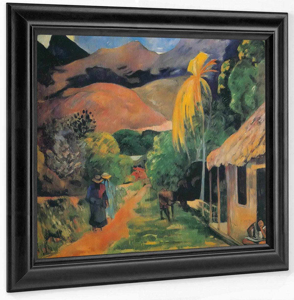 Path In Papeete (A Tahitian Street) By Paul Gauguin Fine Art Print
