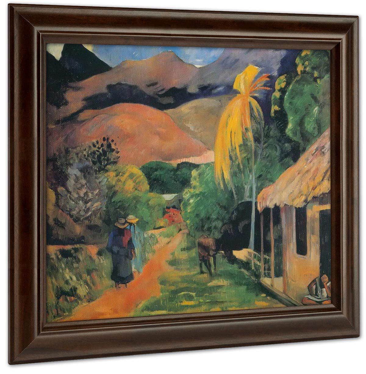 Path In Papeete (A Tahitian Street) By Paul Gauguin Fine Art Print