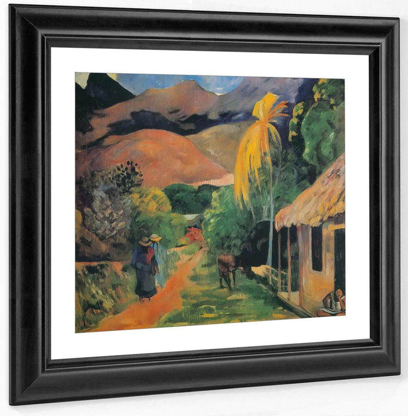 Path In Papeete (A Tahitian Street) By Paul Gauguin Fine Art Print