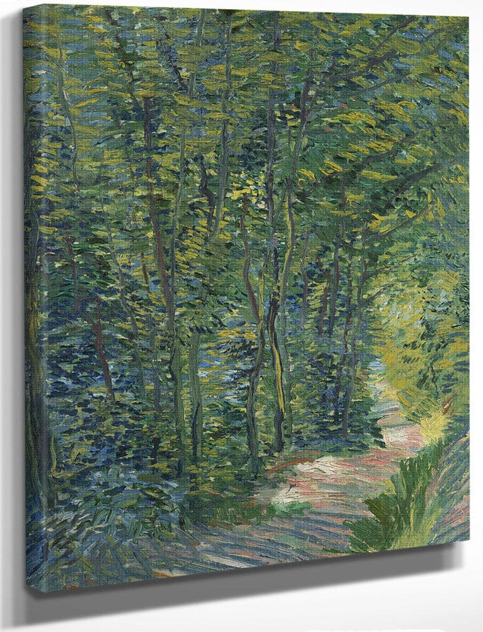 Path In The Woods 2 By Vincent Van Gogh Fine Art Print