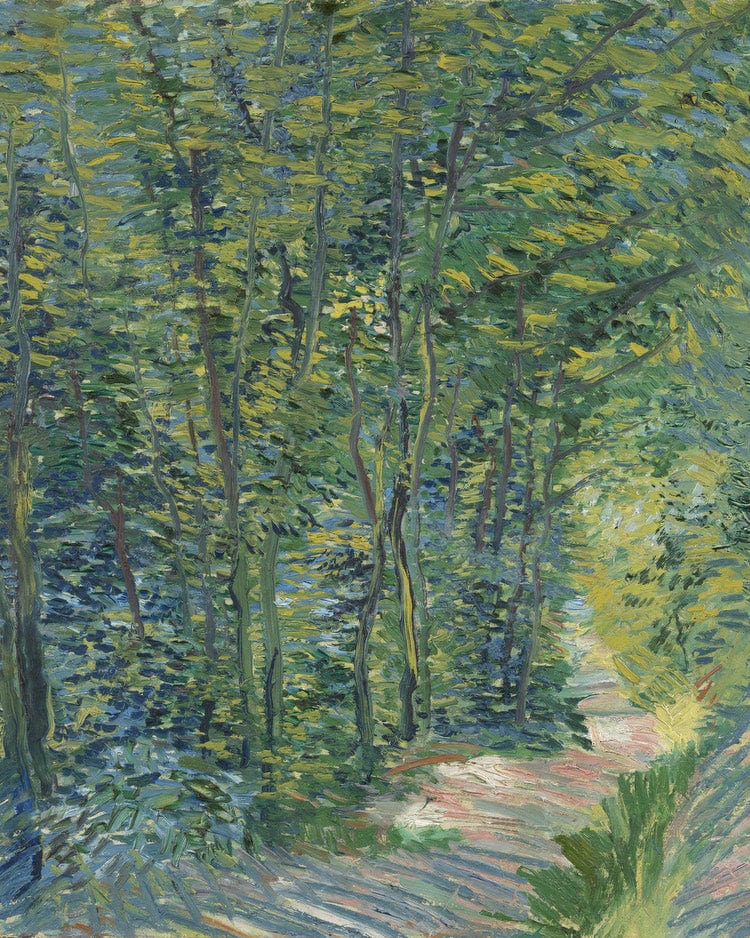 Path In The Woods 2 By Vincent Van Gogh Fine Art Print