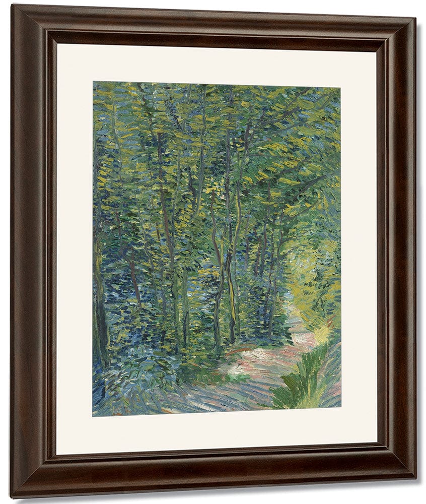 Path In The Woods 2 By Vincent Van Gogh Fine Art Print