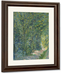 Path In The Woods 2 By Vincent Van Gogh Fine Art Print