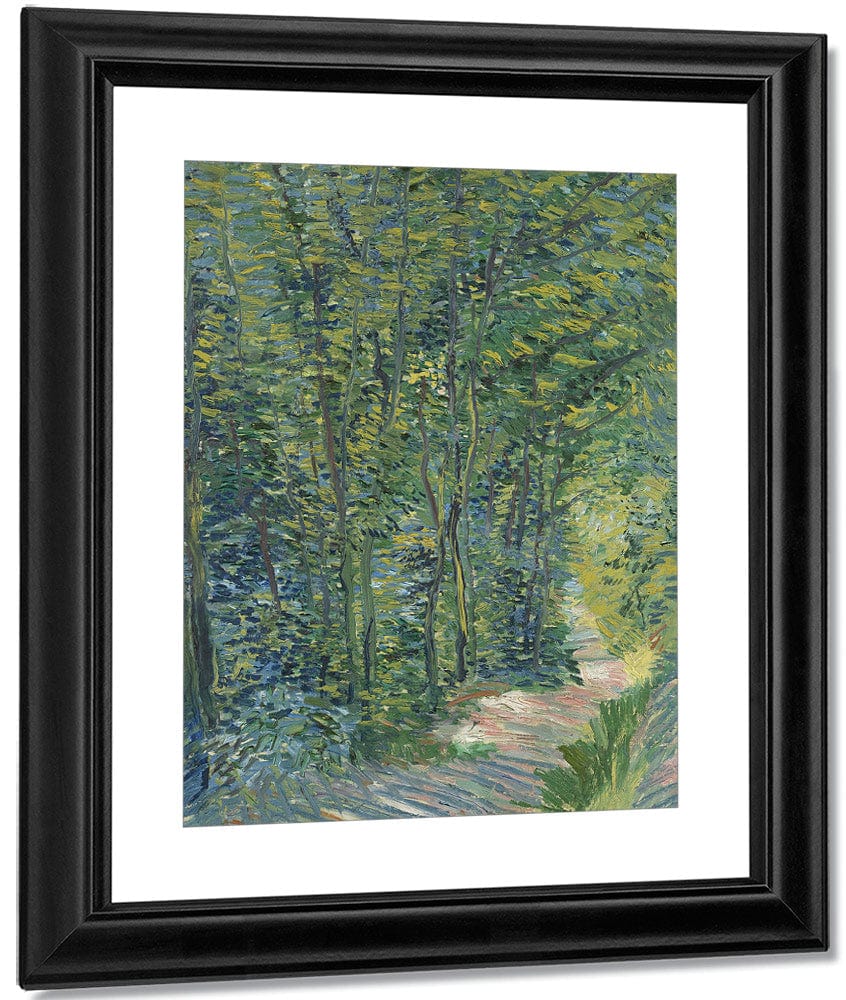 Path In The Woods 2 By Vincent Van Gogh Fine Art Print