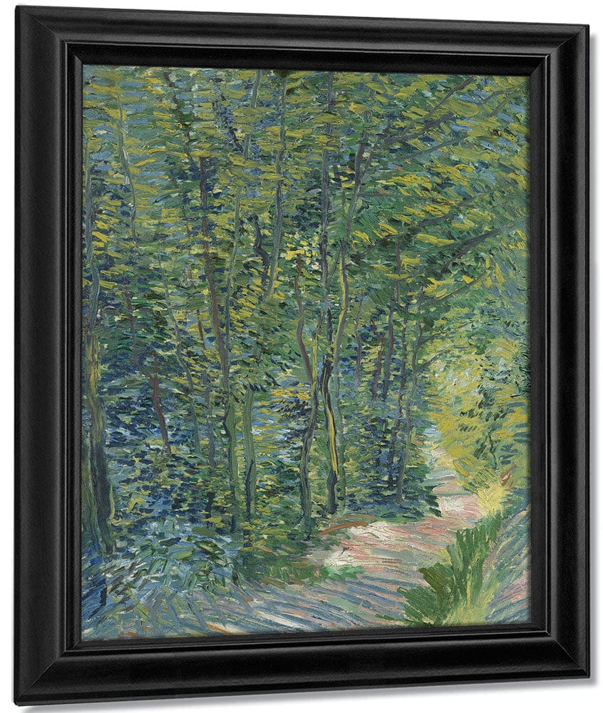 Path In The Woods By Vincent Van Gogh Fine Art Print