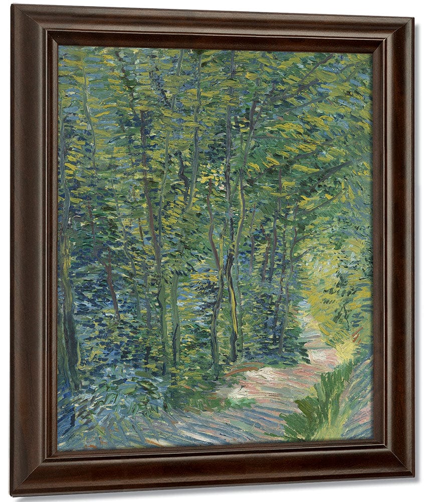 Path In The Woods By Vincent Van Gogh Fine Art Print