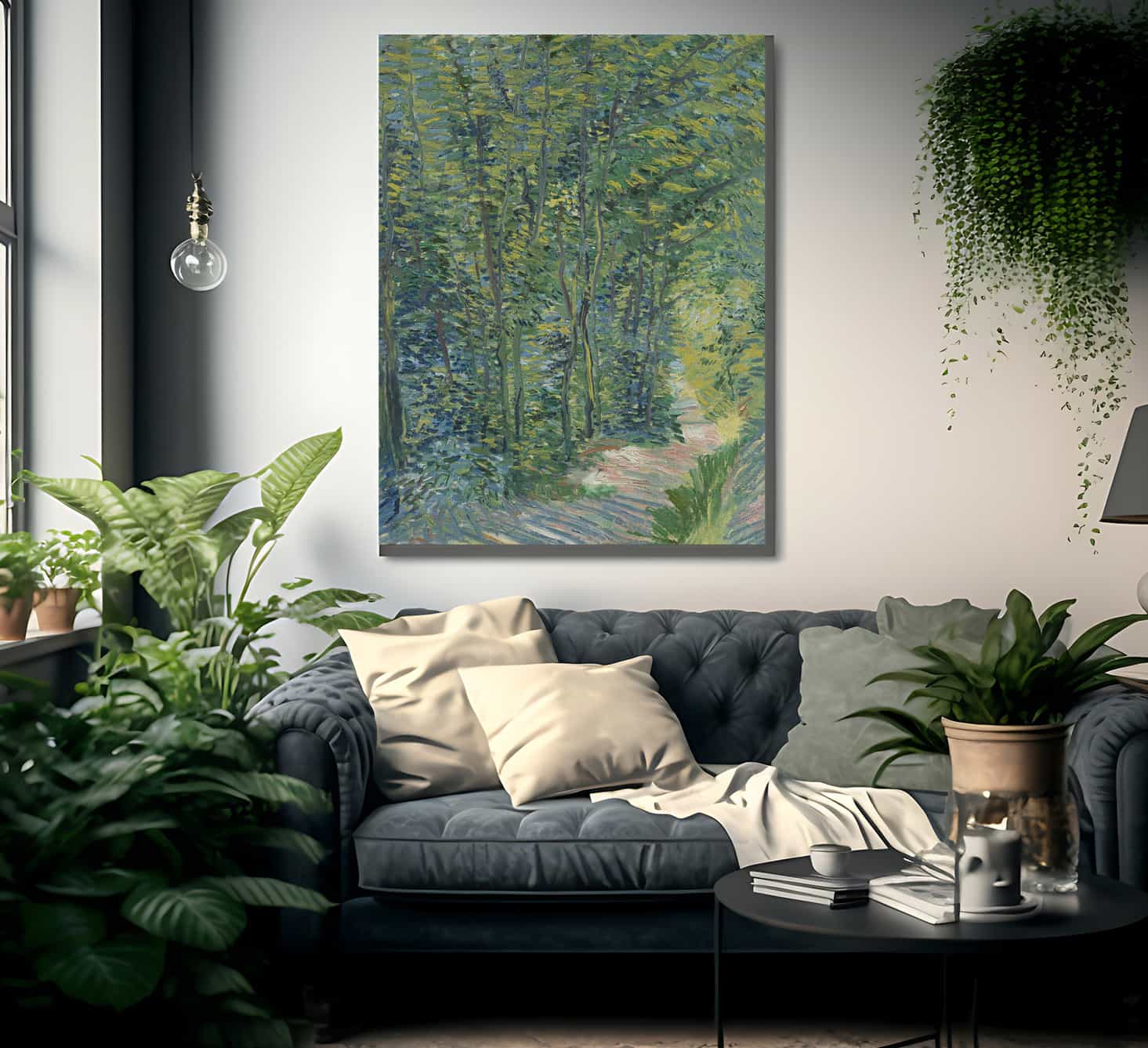 Path In The Woods By Vincent Van Gogh Fine Art Print