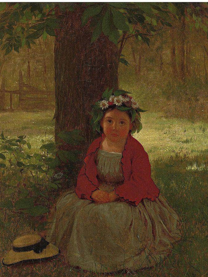 Patience By John George Brown Fine Art Print