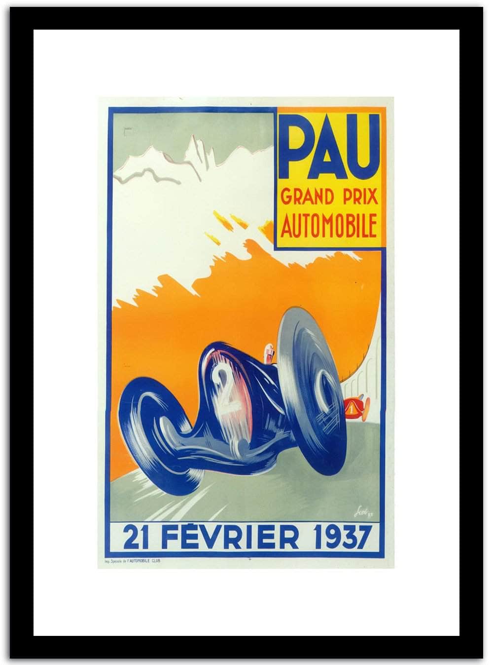 Pau  Vintage Poster Fine Art Print