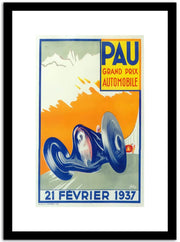 Pau  Vintage Poster Fine Art Print