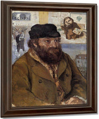 Paul Ce Zanne By Camille Pissarro Fine Art Print