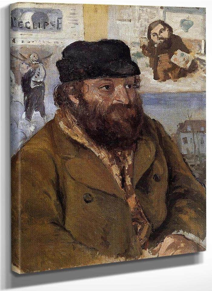 Paul Ce Zanne By Camille Pissarro Fine Art Print