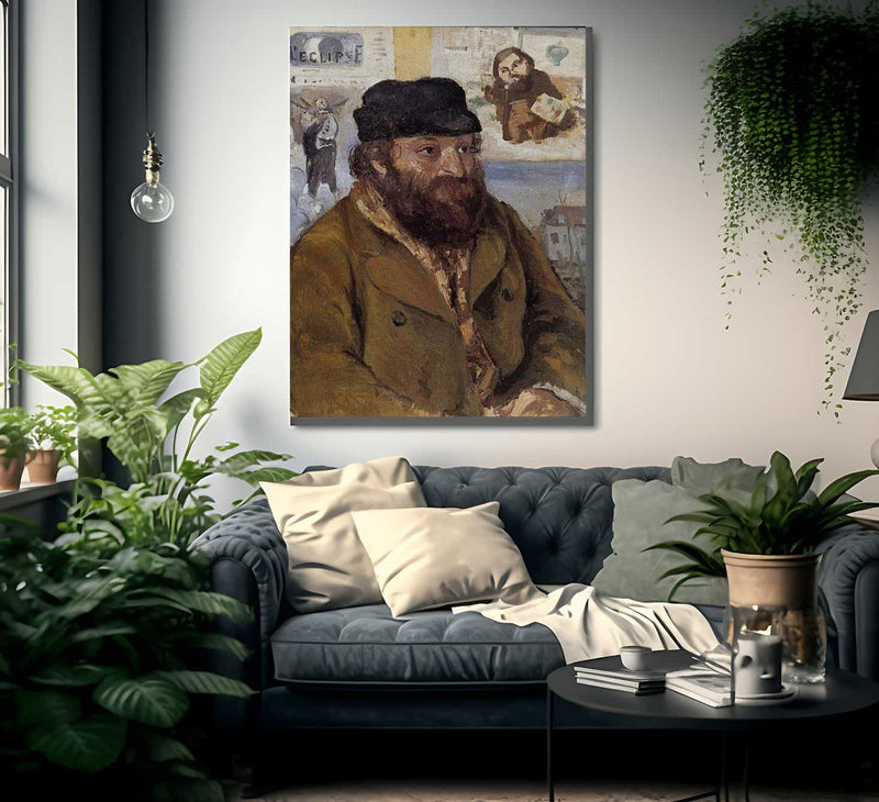 Paul Ce Zanne By Camille Pissarro Fine Art Print