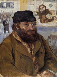 Paul Ce Zanne By Camille Pissarro Fine Art Print