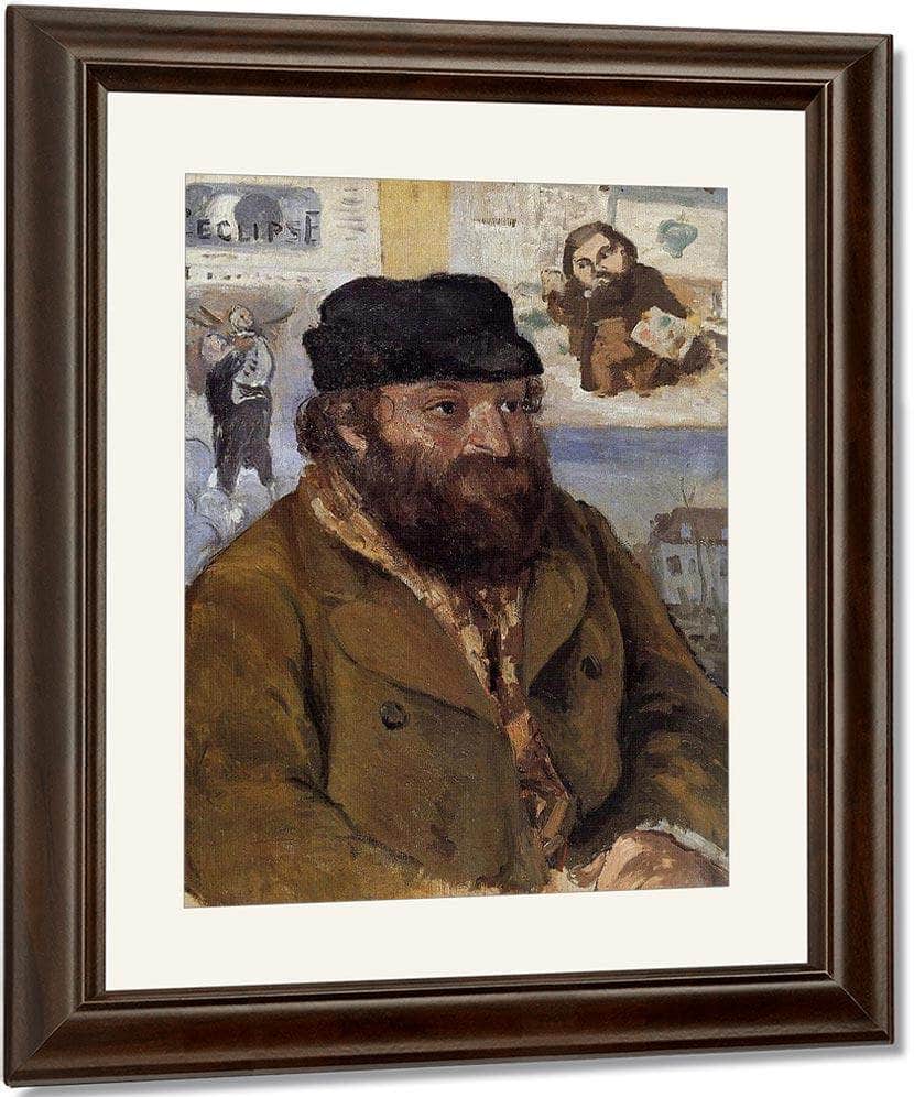 Paul Ce Zanne By Camille Pissarro Fine Art Print