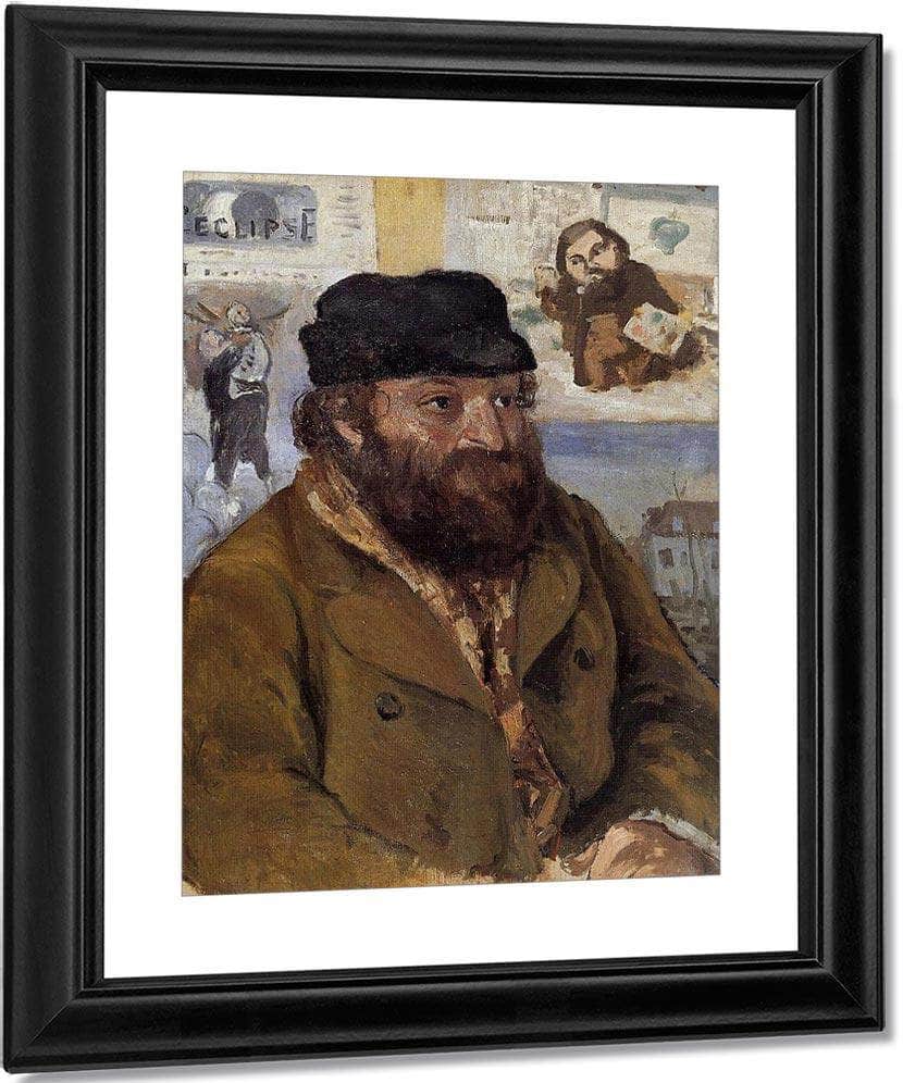 Paul Ce Zanne By Camille Pissarro Fine Art Print