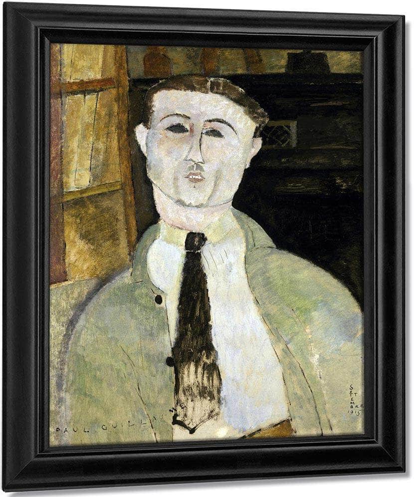 Paul Guillaume By Amedeo Modigliani Fine Art Print