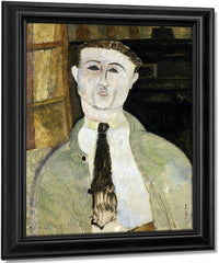 Paul Guillaume By Amedeo Modigliani Fine Art Print