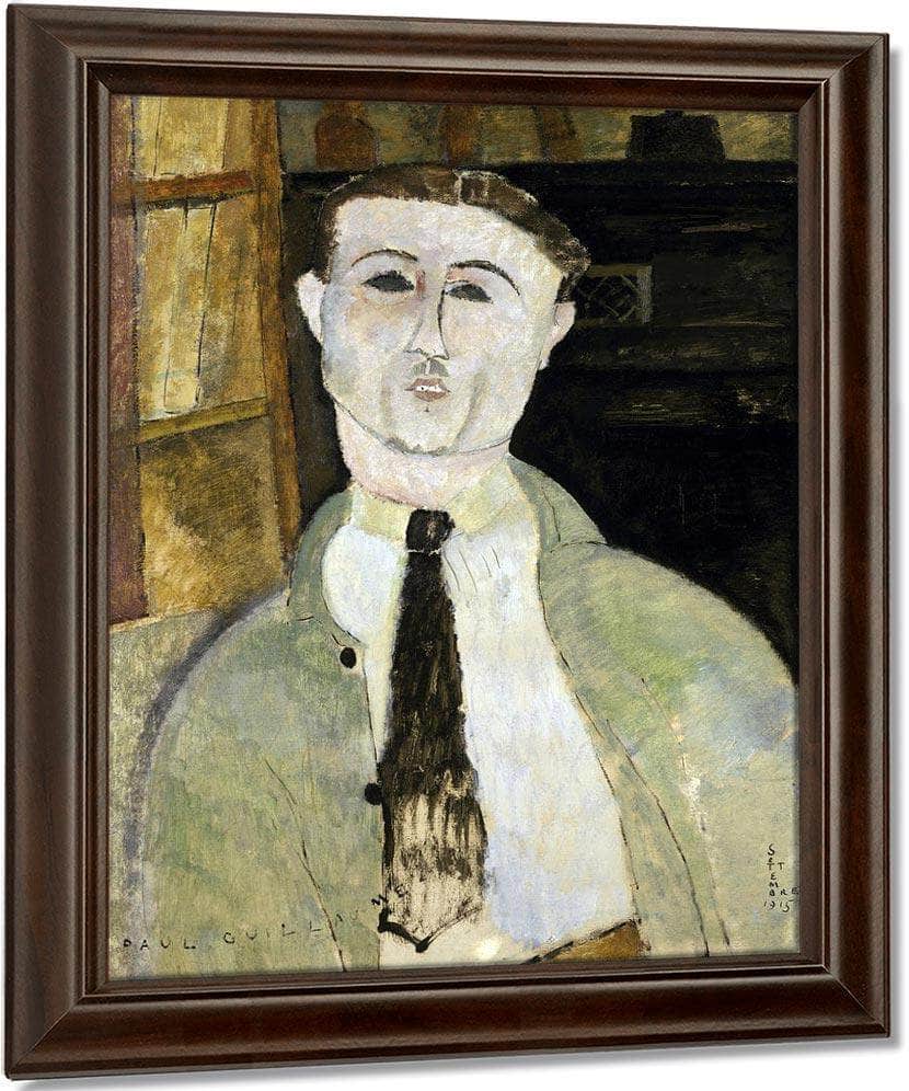 Paul Guillaume By Amedeo Modigliani Fine Art Print