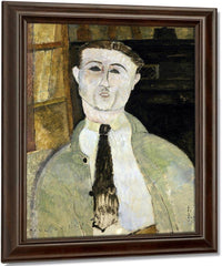 Paul Guillaume By Amedeo Modigliani Fine Art Print