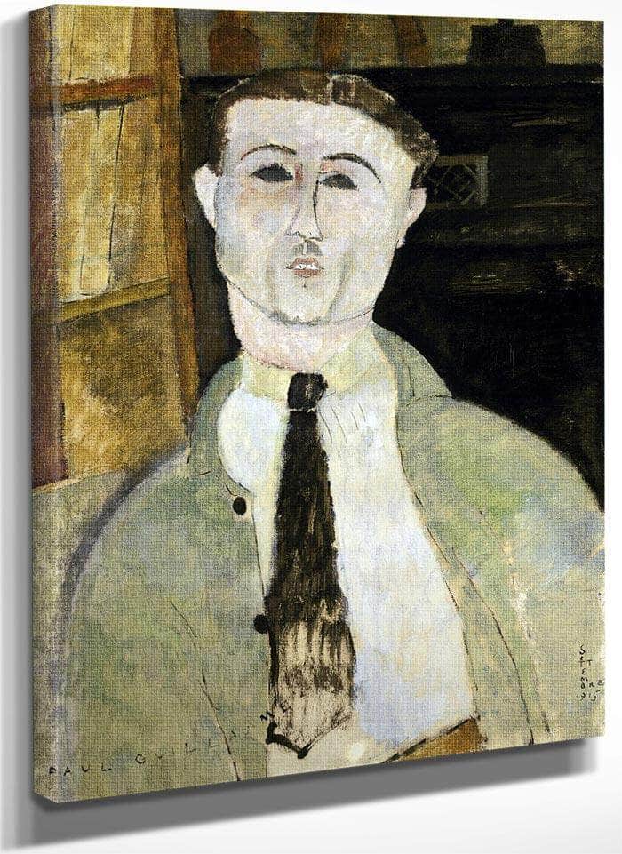 Paul Guillaume By Amedeo Modigliani Fine Art Print