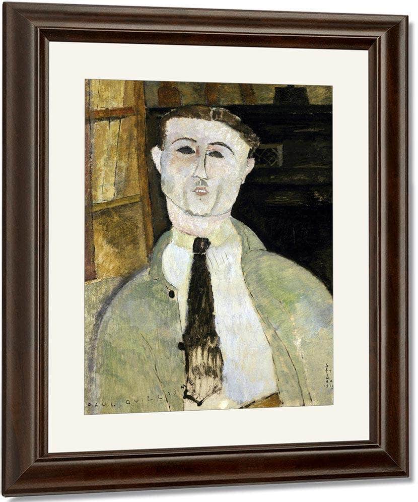 Paul Guillaume By Amedeo Modigliani Fine Art Print