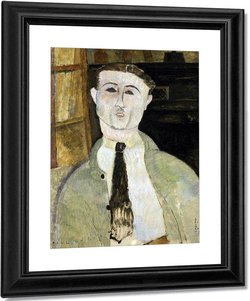 Paul Guillaume By Amedeo Modigliani Fine Art Print