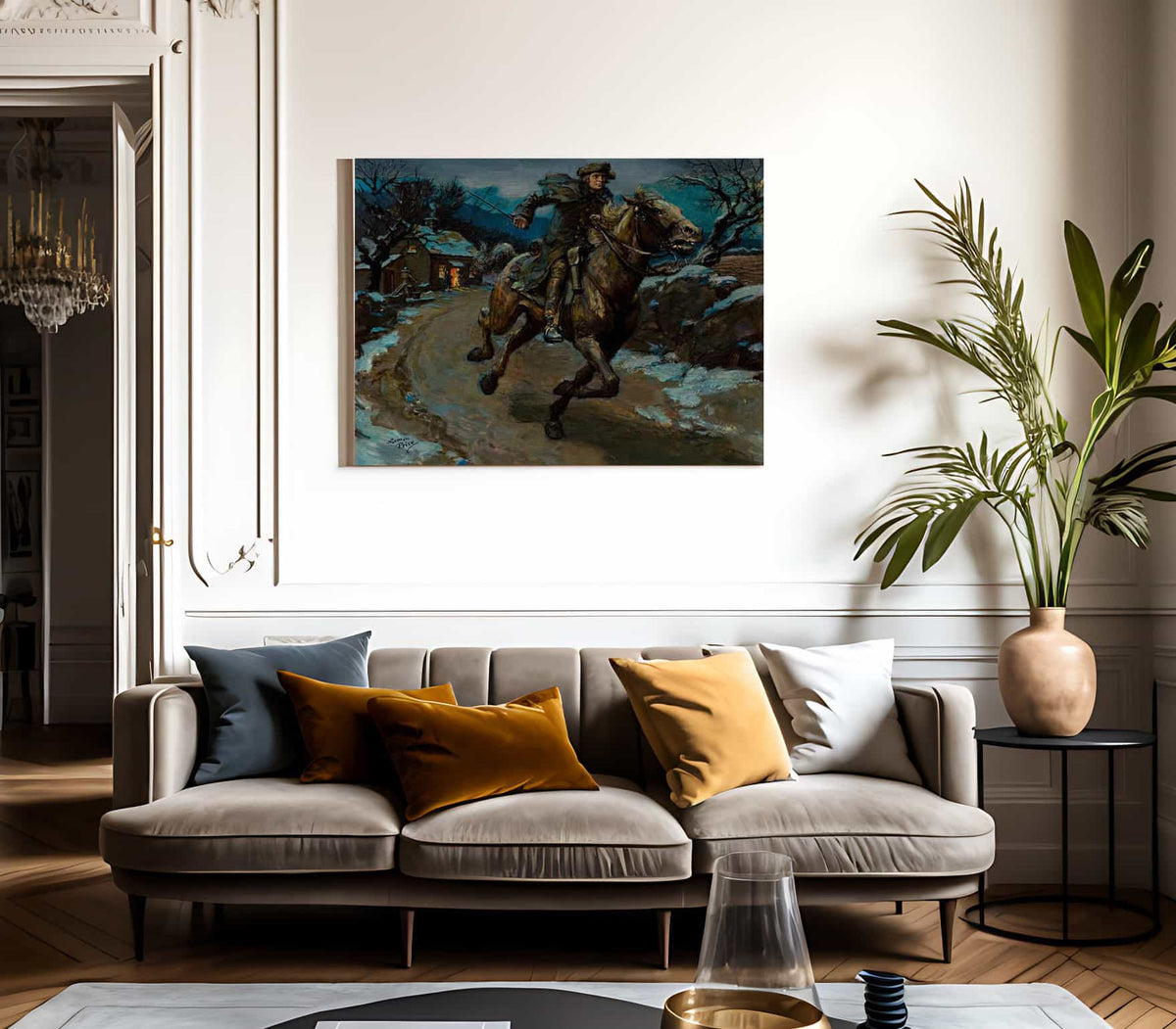 Paul Revere And The Minute Men Book Cover 1950 By Norman Mills Price Fine Art Print