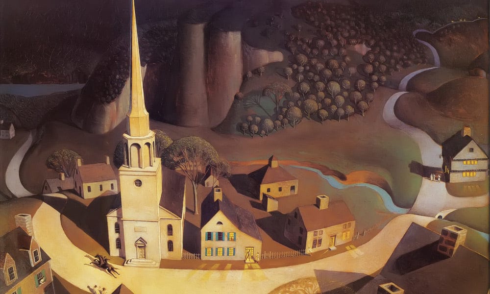 Paul Revere By Grant Wood Fine Art Print