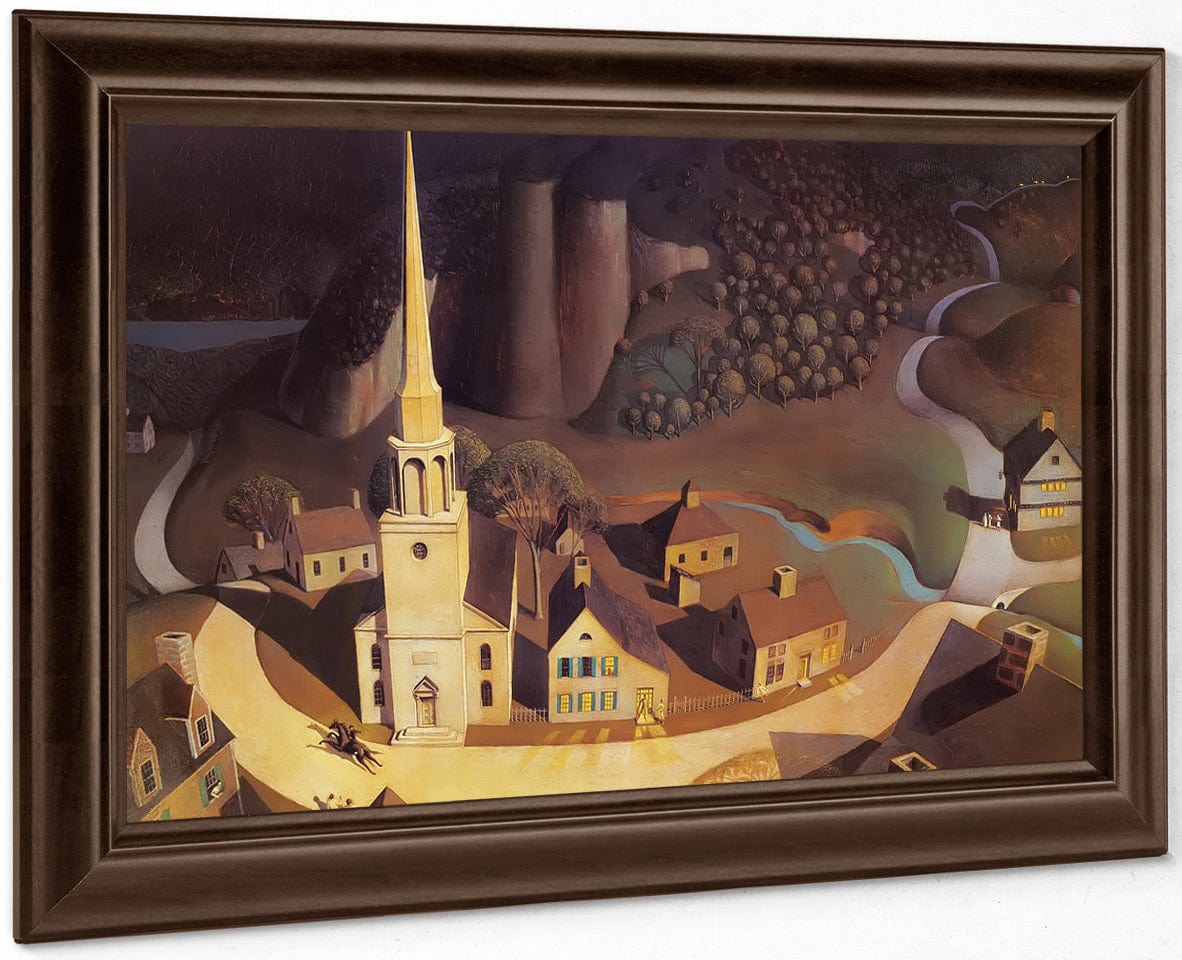 Paul Revere By Grant Wood Fine Art Print