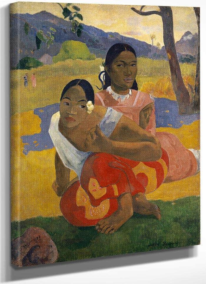 Paulgauguin   Nafea Faa Ipoipo 1892 Oil On Canvas 101X77Cm By Paul Gauguin Fine Art Print