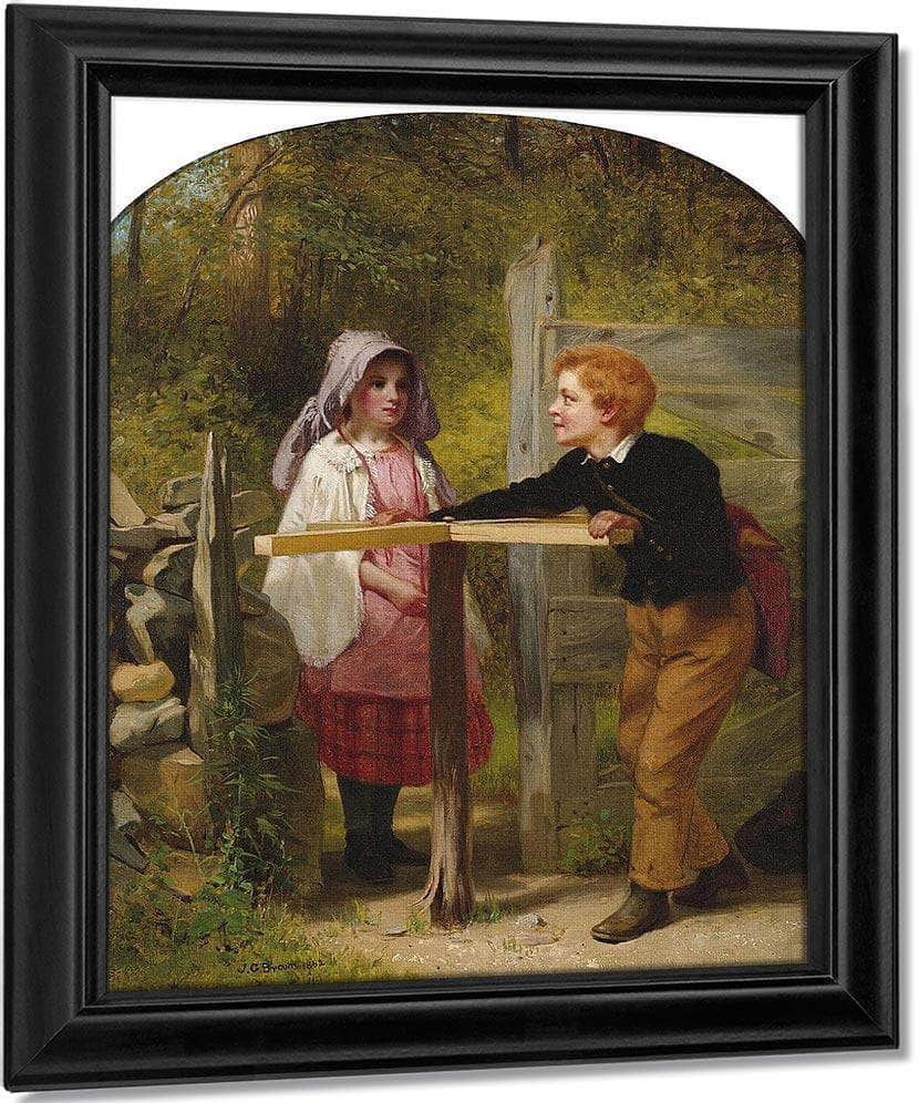 Pay Toll By John George Brown Fine Art Print