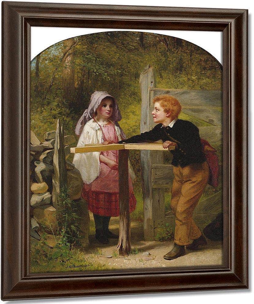 Pay Toll By John George Brown Fine Art Print
