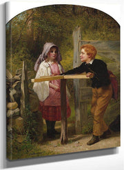 Pay Toll By John George Brown Fine Art Print