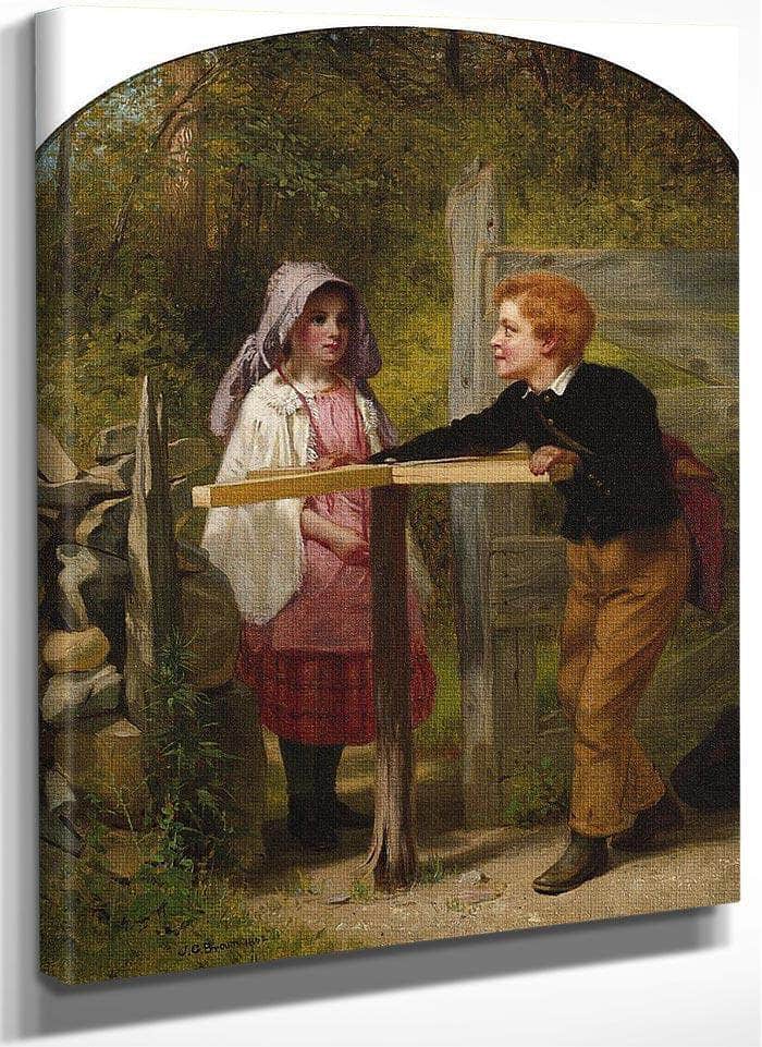 Pay Toll By John George Brown Fine Art Print
