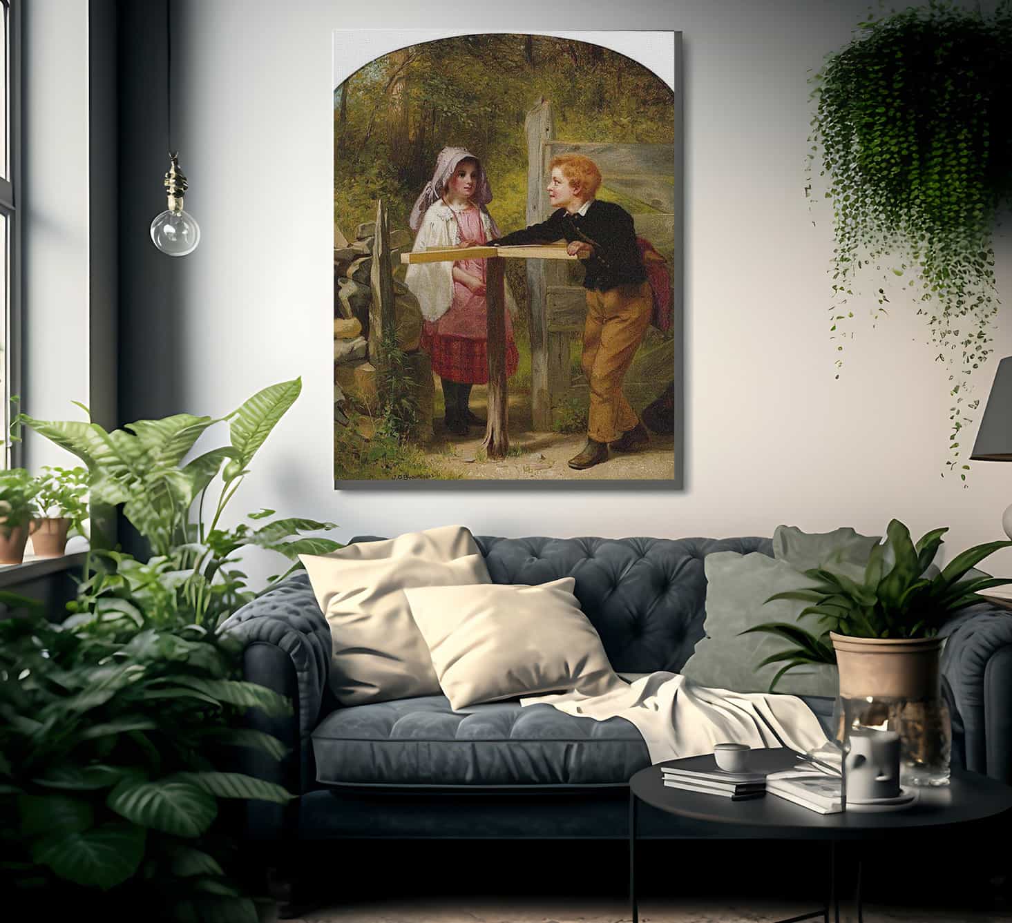Pay Toll By John George Brown Fine Art Print