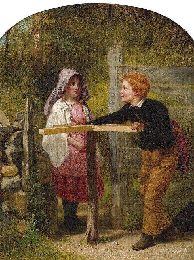 Pay Toll By John George Brown Fine Art Print
