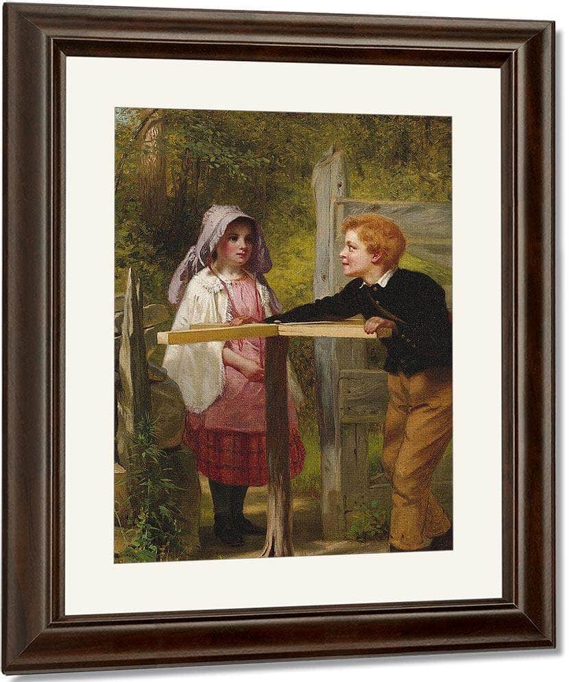 Pay Toll By John George Brown Fine Art Print