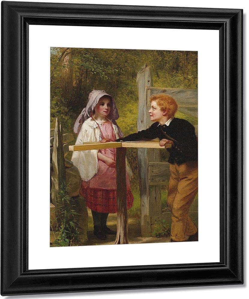 Pay Toll By John George Brown Fine Art Print