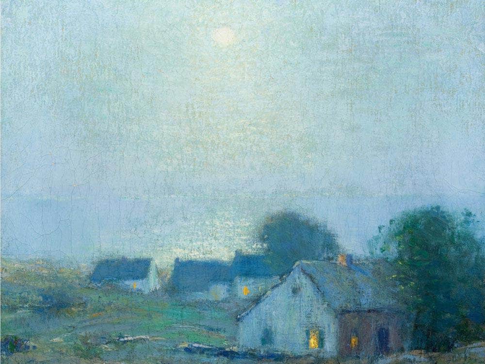 Peace At Night By Bruce Crane Fine Art Print