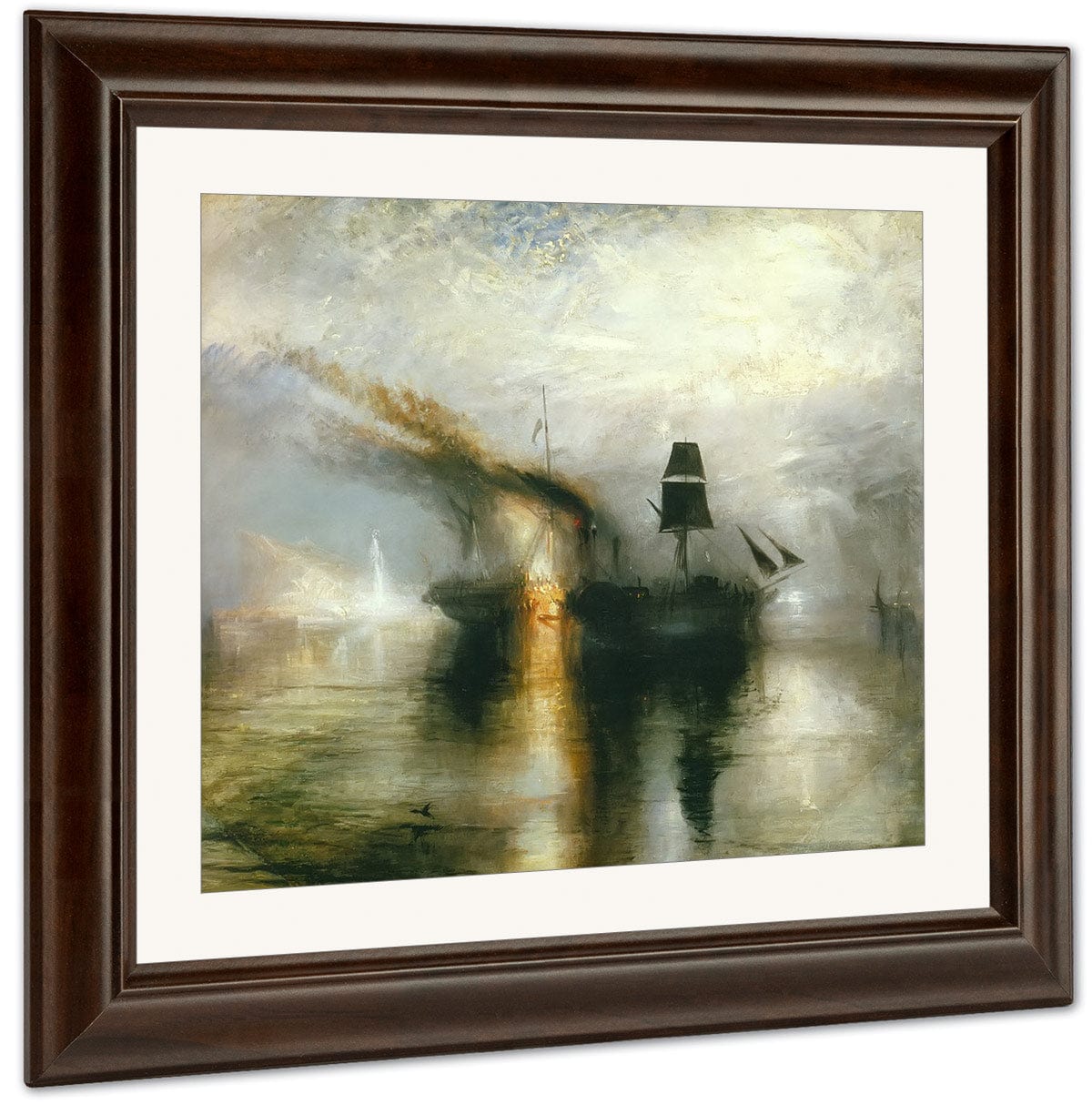 Peace   Burial At Sea By Jwm Turner Fine Art Print