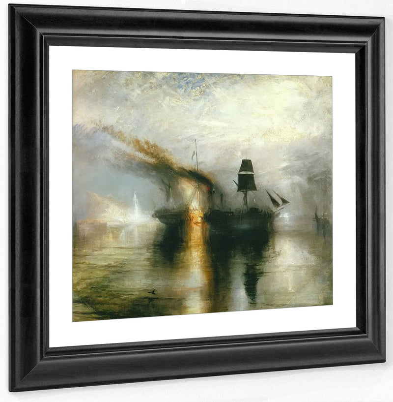 Peace   Burial At Sea By Jwm Turner Fine Art Print