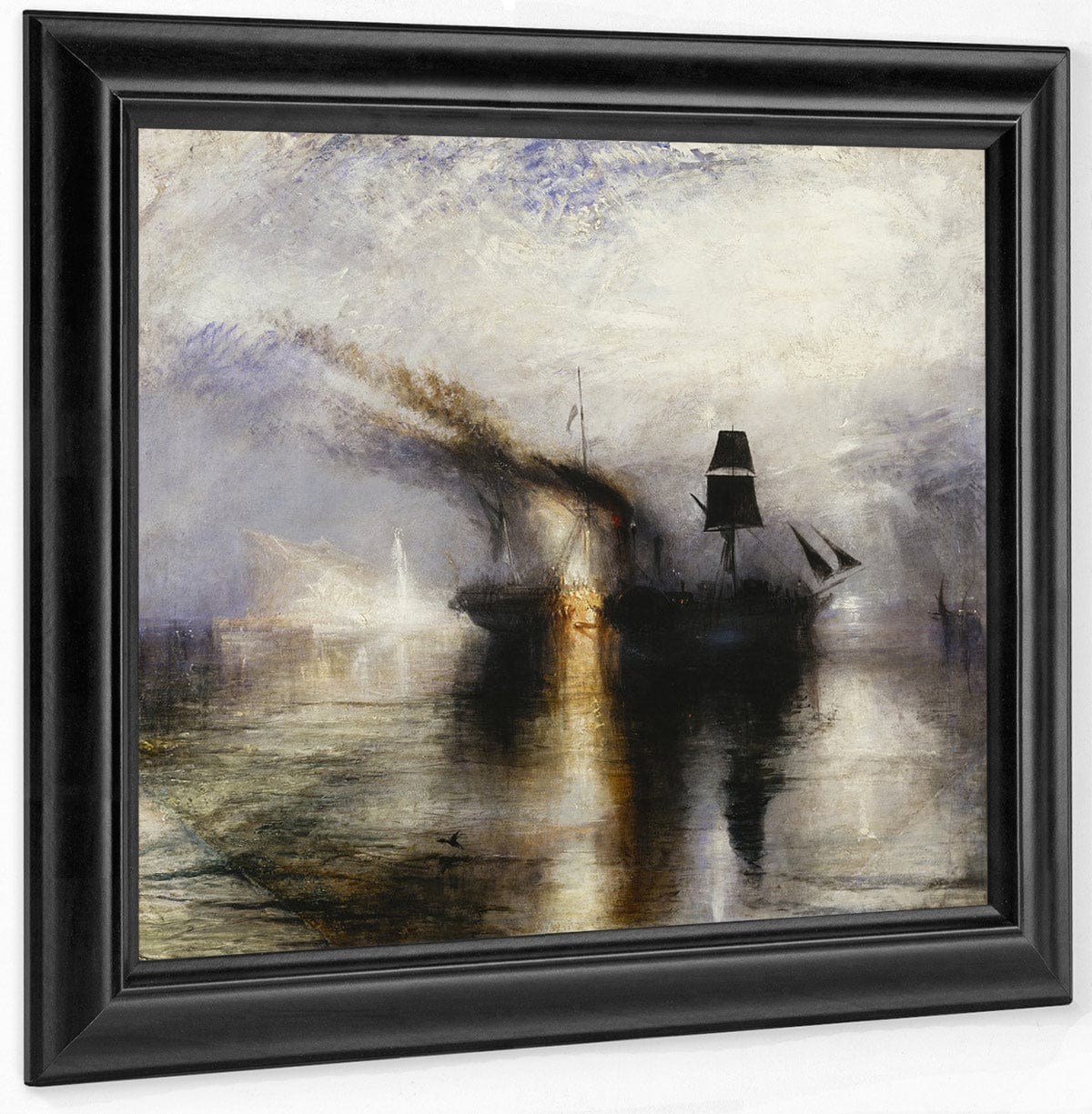 Peace   Burial At Sea Exhibited 1842 By Joseph Mallord William Turner Fine Art Print