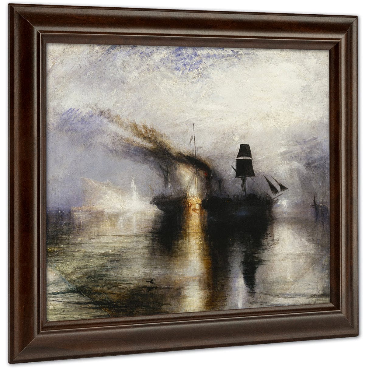 Peace   Burial At Sea Exhibited 1842 By Joseph Mallord William Turner Fine Art Print