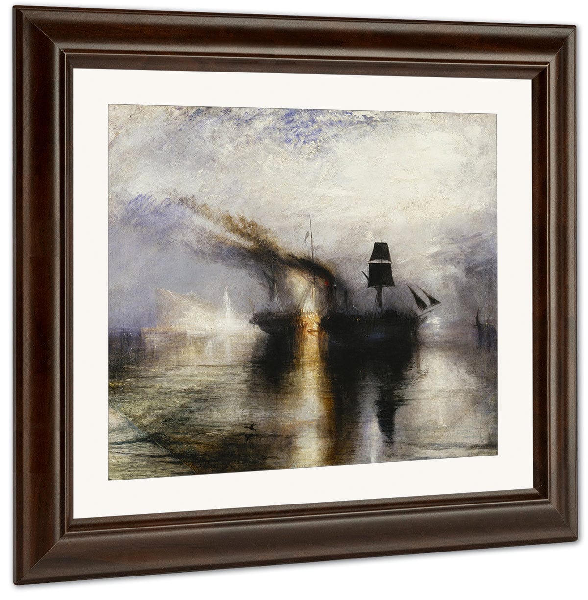 Peace   Burial At Sea Exhibited 1842 By Joseph Mallord William Turner Fine Art Print