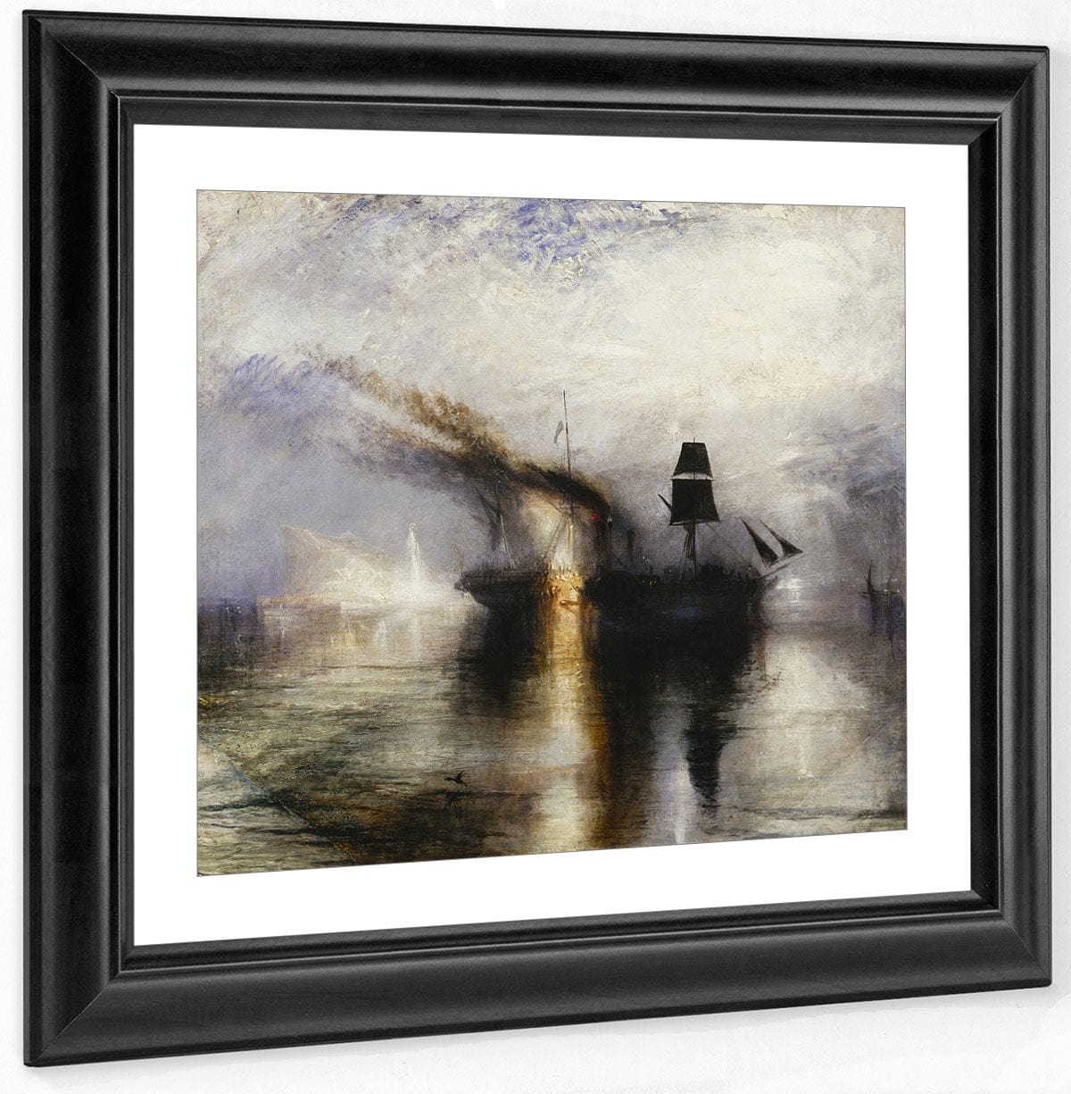 Peace   Burial At Sea Exhibited 1842 By Joseph Mallord William Turner Fine Art Print