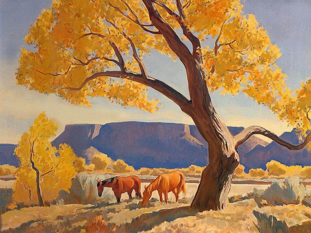Peace In October By Maynard Dixon Fine Art Print