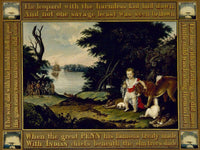Peaceable Kingdom 1828 By Edward Hicks Fine Art Print